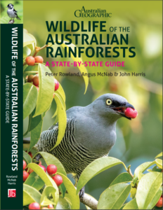 Front cover of Australia's Birdwatching Megaspots book showing a picture of an Eastern Spinebill